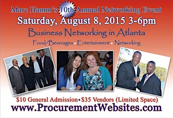 Marc Hamm’s 10th Annual Business Networking Event 2015 primary image