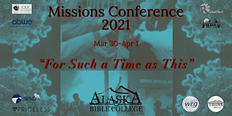 Hauptbild für Missions Conference: "For Such a Time as This" [Online Only]