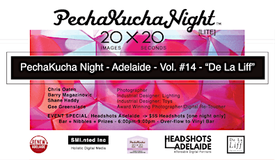 PechaKucha Night - Adelaide [Lite] - Volume #14 primary image
