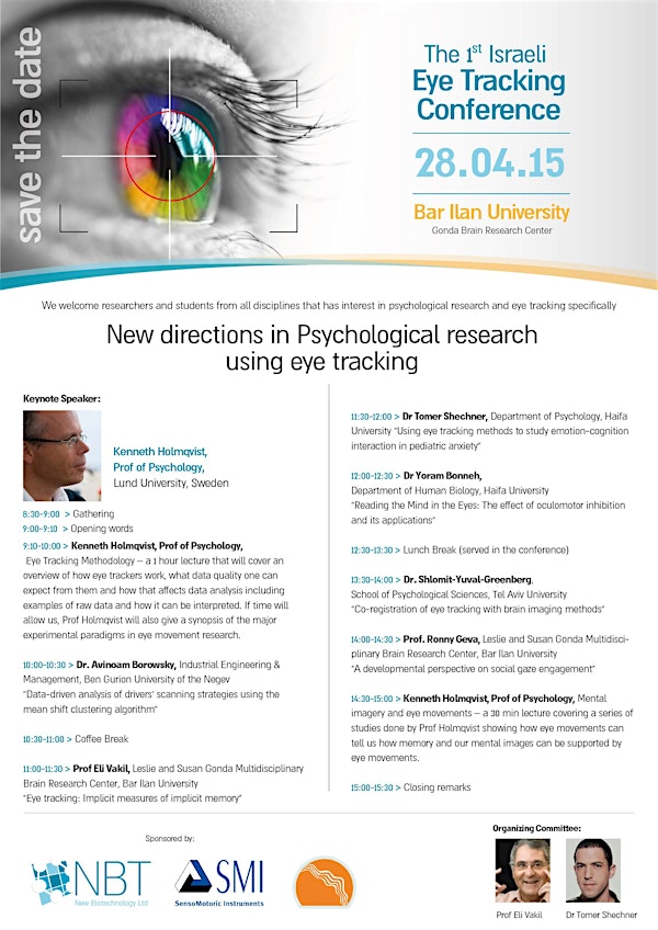 The 1st Israeli Eye Tracking Conference 2015