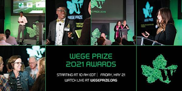 2021 Wege Prize Awards - Game Changing Solutions to Wicked Problems