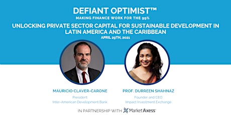Defiant Optimist Series - President Mauricio Claver-Carone primary image