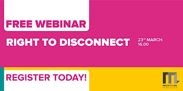 Webinar: Right to Disconnect