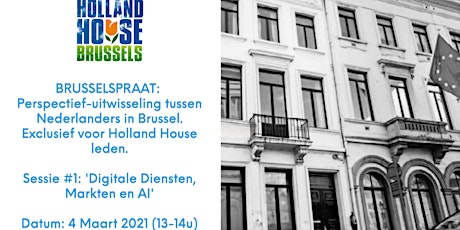 Primaire afbeelding van Holland House Brusselspraat: Digitale diensten, markten en AI