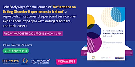 Bodywhys Launch 'Reflections on Eating Disorder Experiences in Ireland' primary image