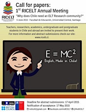 Imagen principal de 1st Annual Meeting RICELT: Why does Chile need an ELT Research community?