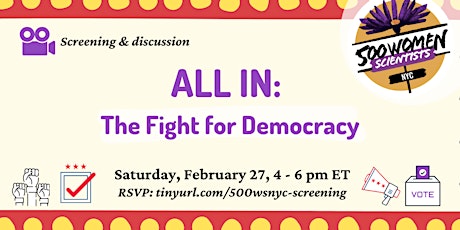 Watch + discuss "All In: The Fight for Democracy" primary image