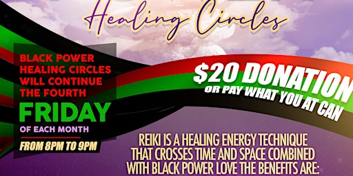 Primaire afbeelding van Black Power Healing Circles