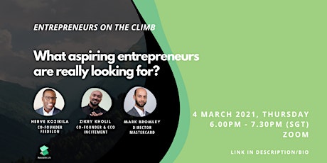 E. on the Climb- What aspiring entrepreneurs are really looking for? primary image