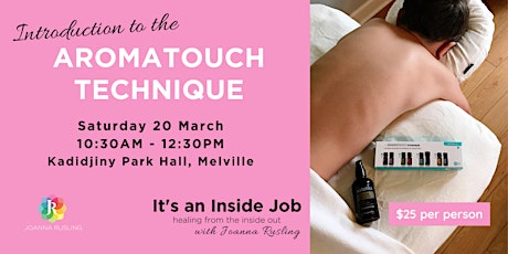 Introduction to the AromaTouch Technique  (PERTH) primary image