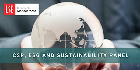 CSR, ESG, and sustainability panel primary image