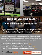Divestment 101 for Canadian Faith Communities: Building Congregation-wide Support primary image