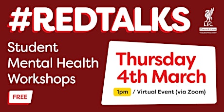 Red Talks - Student Mental Health (Afternoon) primary image