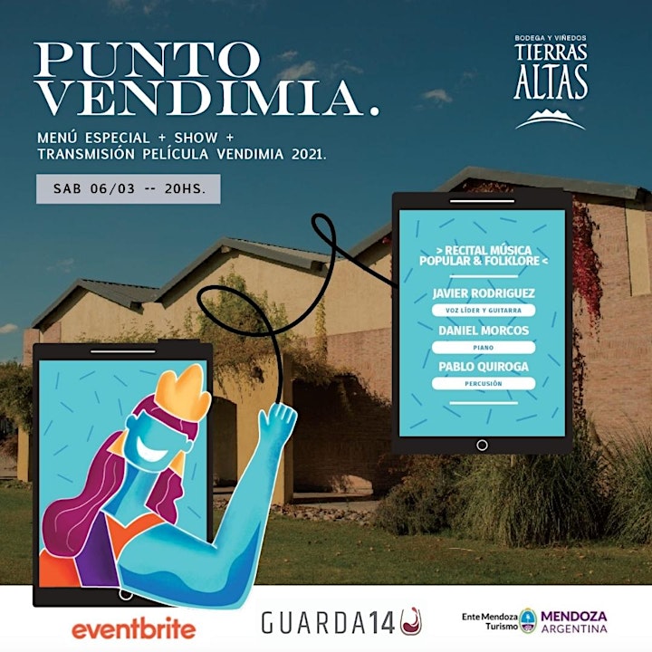 Imagen de PUNTO VENDIMIA en Tierras Altas // Javier Rodriguez Trio en Vivo //