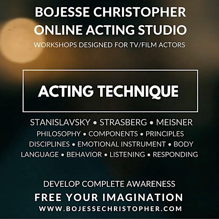 Acting Technique (TV/Film): Stanislavsky, Strasberg, Meisner image