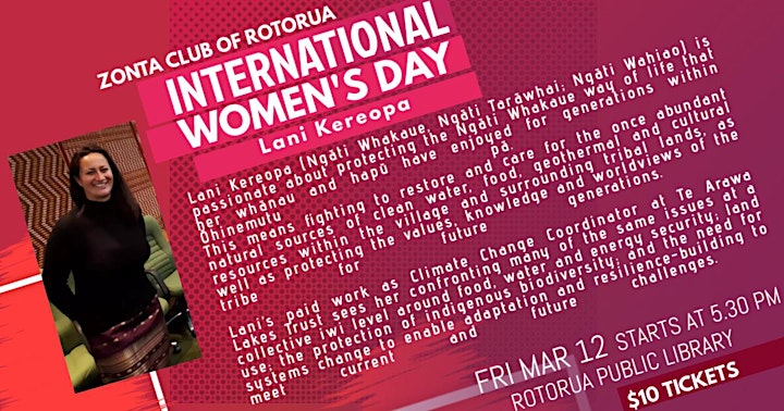 International Women's Day Rotorua image