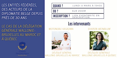 Primaire afbeelding van Diplomatie belge : la délégation Wallonie-Bruxelles au Maroc et à Québec