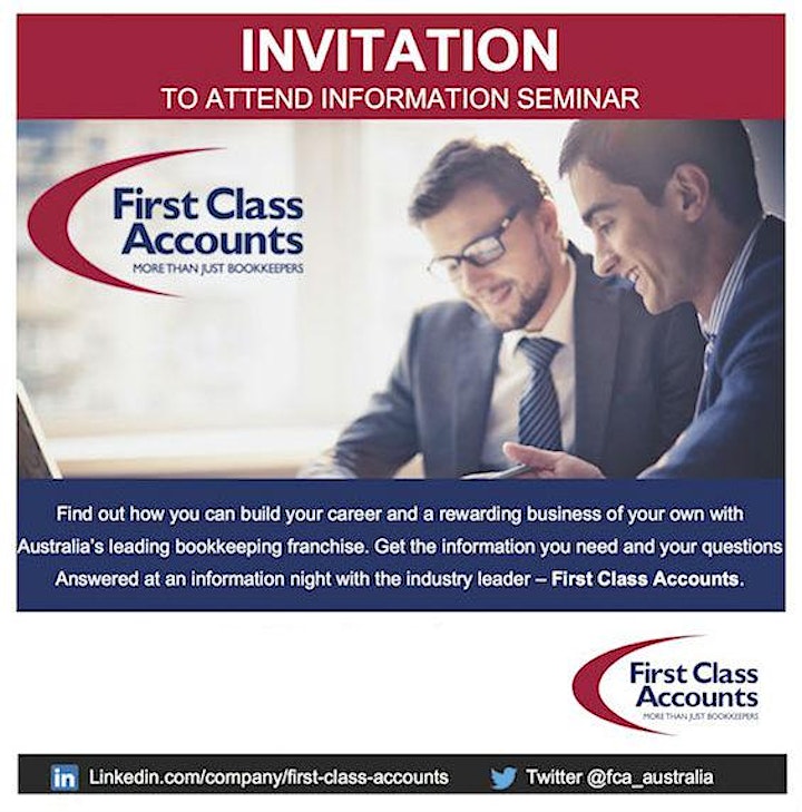 First Class Accounts Bookkeeping Information Seminar Sydney - March 2021 image