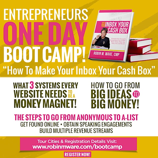 Atlanta - Entrepreneurs One Day Boot Camp with Robin Ware