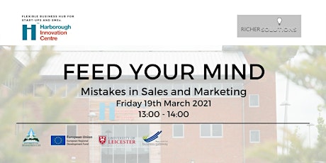 Mistakes in Sales and Marketing primary image