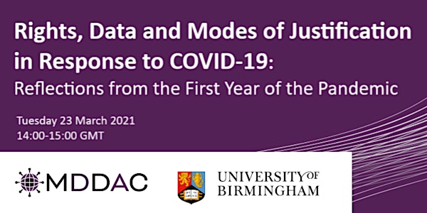 Rights, Data and Modes of Justification in Response to COVID-19