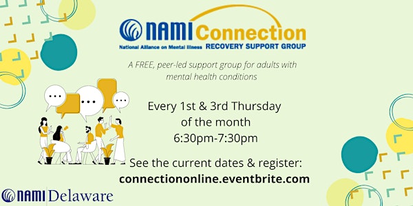 NAMI Delaware Connection Recovery Support Group Online