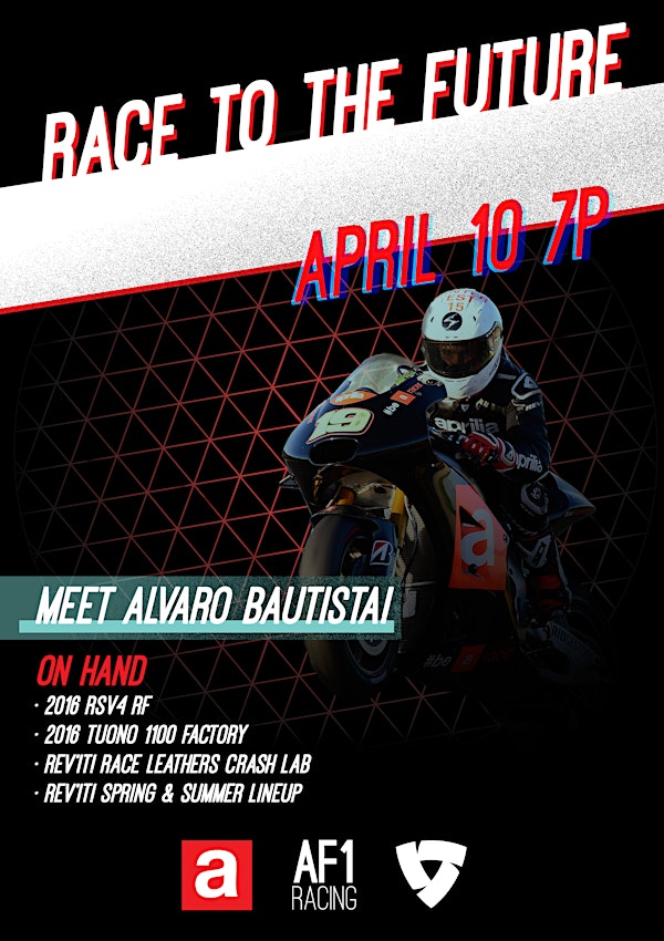 Race To The Future! presented by Aprilia x AF1 Racing x REV'IT!