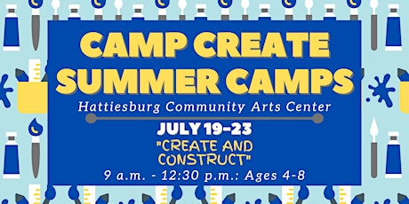 Camp Create- Create and Construct (age 4-13) primary image