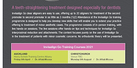 Invisalign go Training course Auckland primary image