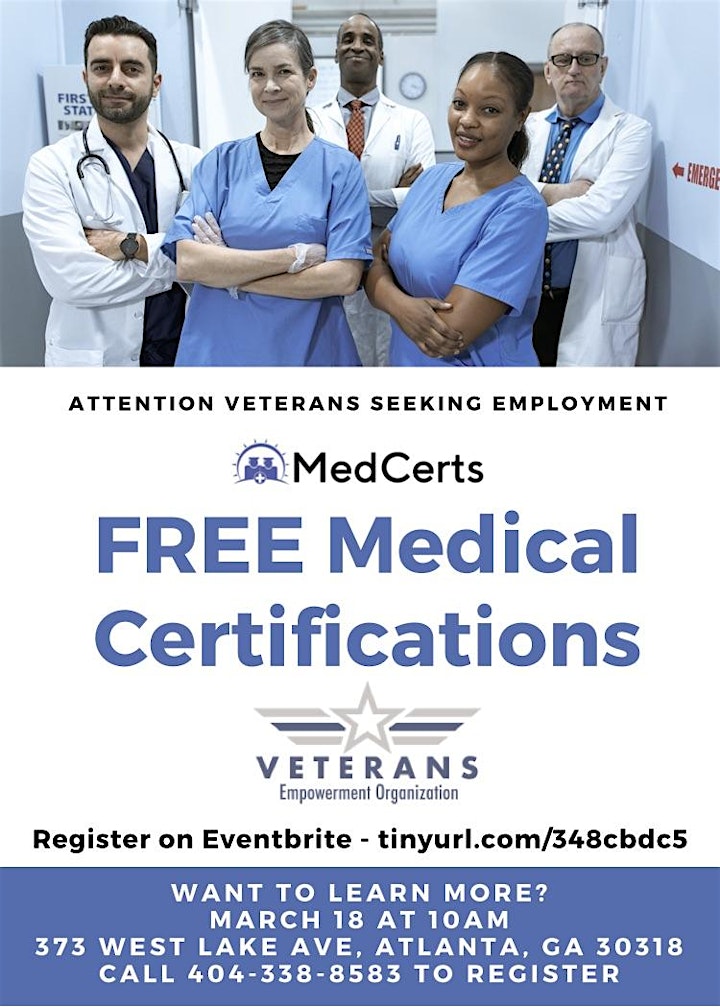  MedCerts Information Session with VeteranWorks image 