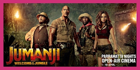 Parramatta Nights Open-Air Cinema: Jumanji: Welcome to the Jungle (PG) primary image