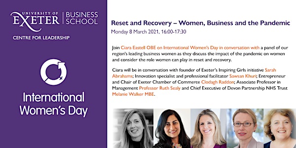 Reset and Recovery – Women, Business and the Pandemic