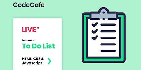 Primaire afbeelding van Ontwikkel een To-Do app met HTML, CSS & JavaScript.
