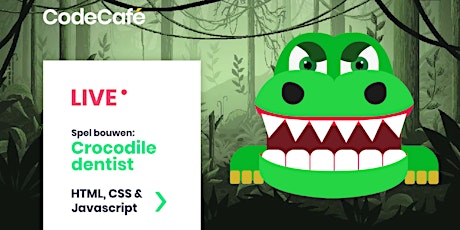Primaire afbeelding van Maak Krokodil met kiespijn in HTML, CSS & JavaScript.
