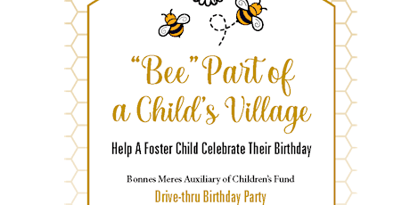 "Bee" Part of a Child's Village Drive-thru Birthday Party primary image