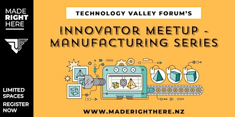 Innovator MeetUp - Manufacturing Session 2 2021 primary image