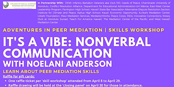 It's A Vibe: Nonverbal Communication | Skills Workshop