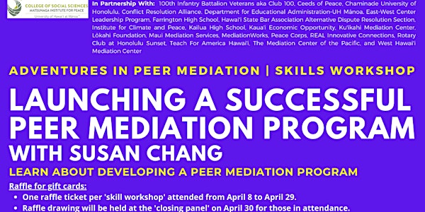 Launching A Successful Peer Mediation Program | Skills Workshop