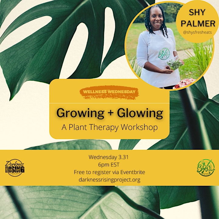 Growing + Glowing: A Plant Therapy Workshop image
