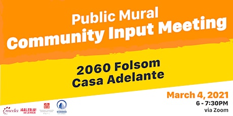 2060 Folsom-Public Mural Community Input Meeting primary image