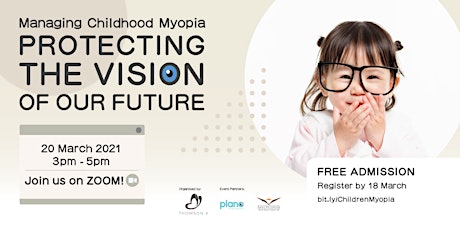 Managing Childhood Myopia - Protecting The Vision Of Our Future primary image