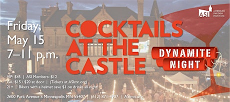 Cocktails at the Castle: Dynamite Night primary image