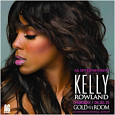 AG Entertainment Presents :: Kelly Rowland :: Thursday 04.02.15 primary image