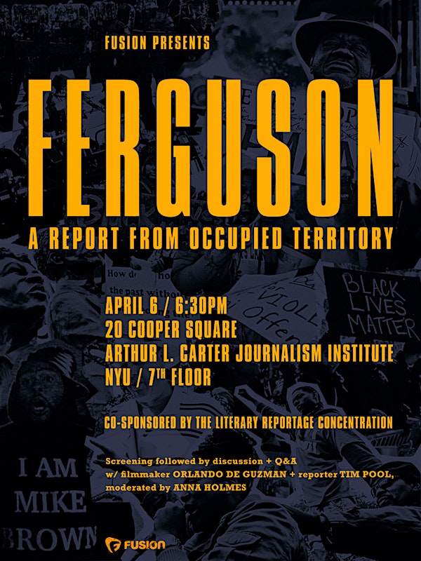 Ferguson- A Report from Occupied Territory