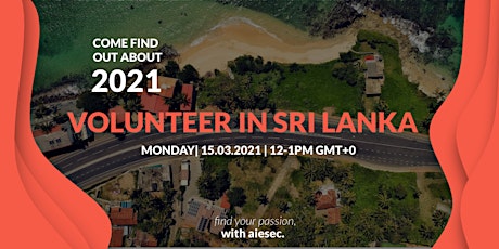 Volunteer with AIESEC | Sri Lanka primary image