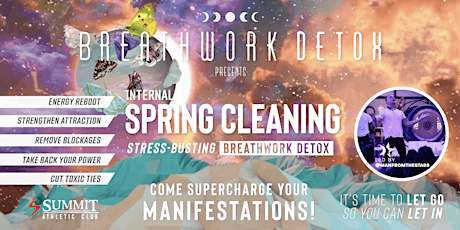 Breathwork Detox - Spring Equinox LIVE Event w/  Man From The Stars primary image