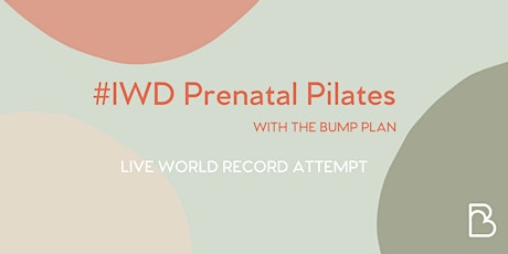 WORLD RECORD ATTEMPT: FREE Prenatal Pilates Class primary image