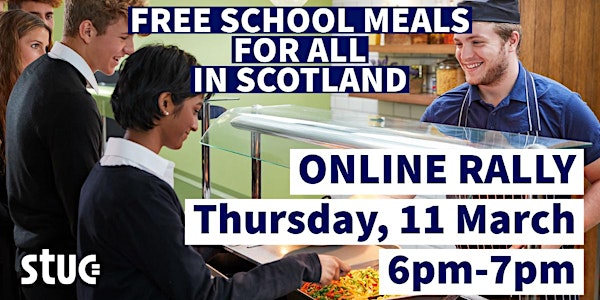 Free School Meals in Scotland Online Rally