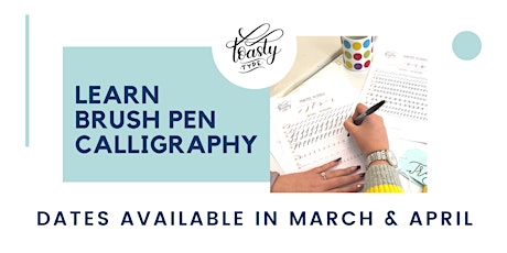 Beginners Brush Pen Calligraphy- online lessons! primary image