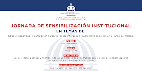 Imagen principal de Jornada de sensibilización institucional